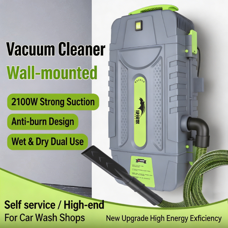 Wet Dry Vacuum Shop - Wall-mounted Vacuum Cleaner 2100W High Power