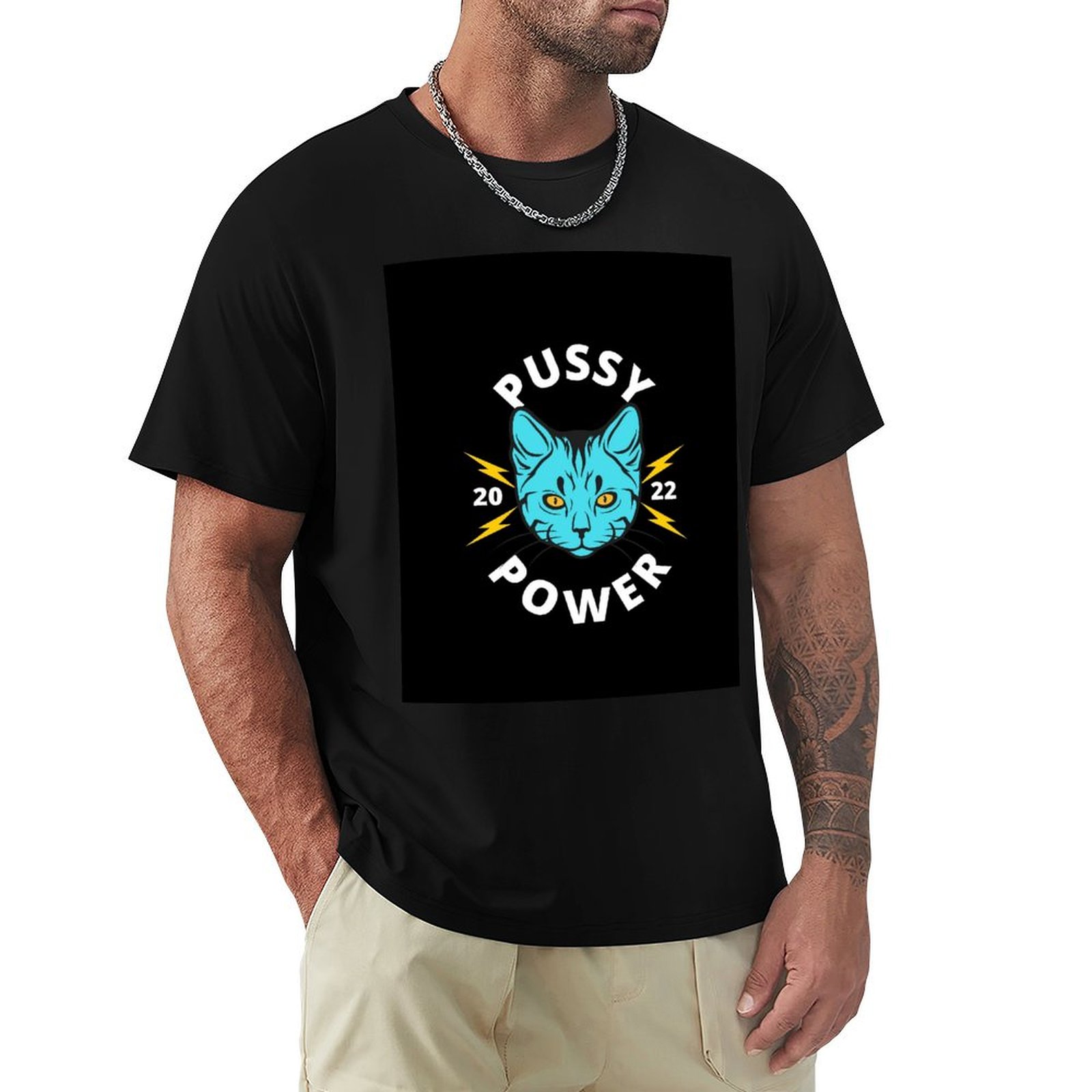 Outdoor Power Not Working - Pussy Power Cat! T-Shirt Outdoor Work