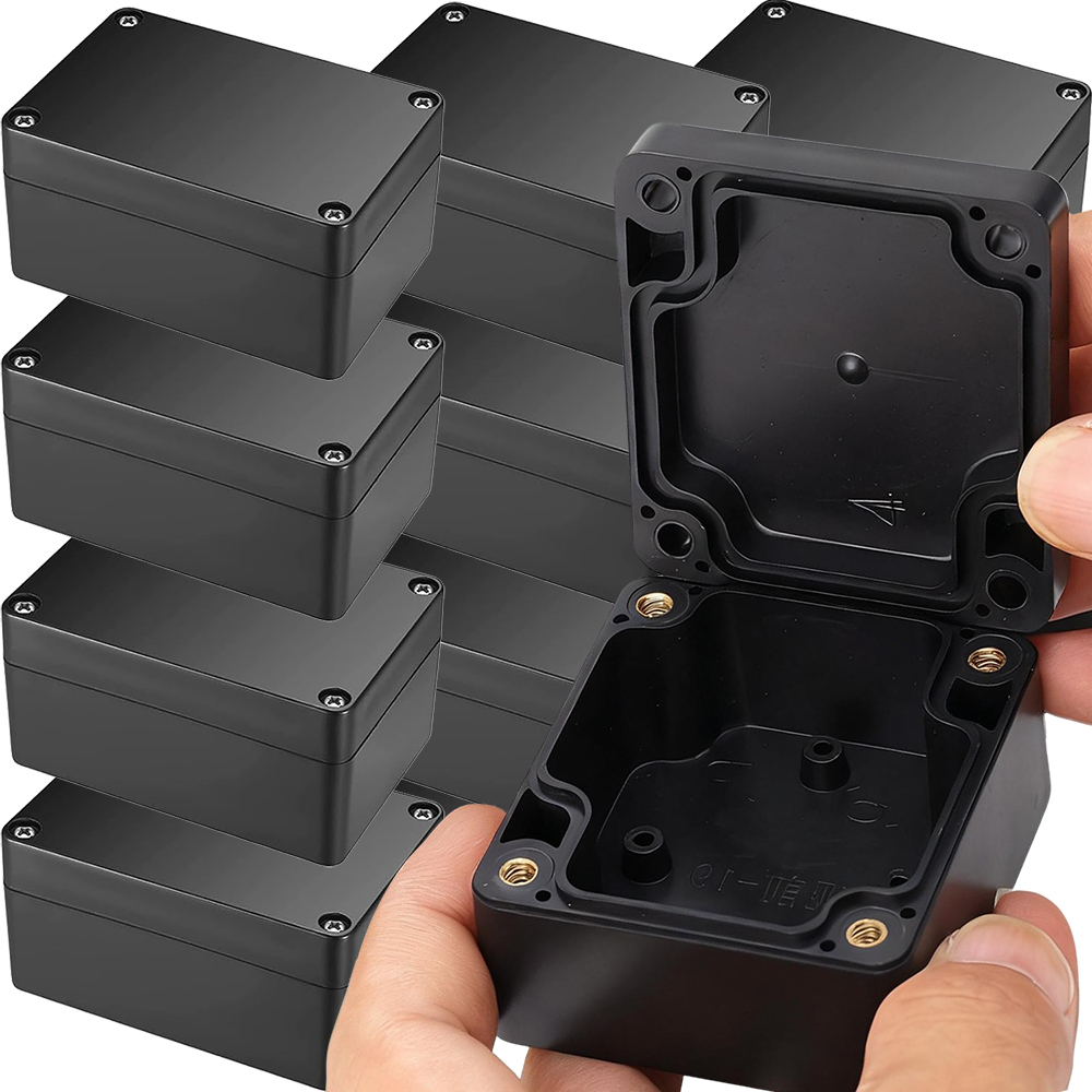 Outdoor Power Junction - Waterproof Junction Box IP66 Black Plastic