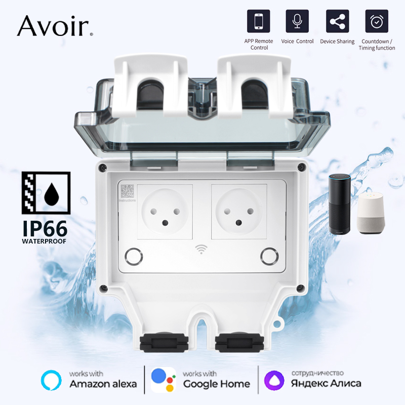 Avoir IP66 Outdoor Waterproof  - Outdoor Power Outlet With Remote Control recension och pris