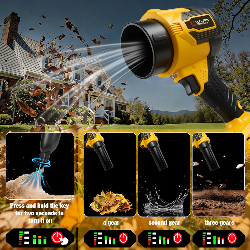 3200W Electric Turbo Blowers 3 - Leaf Blower Cordless recension och pris