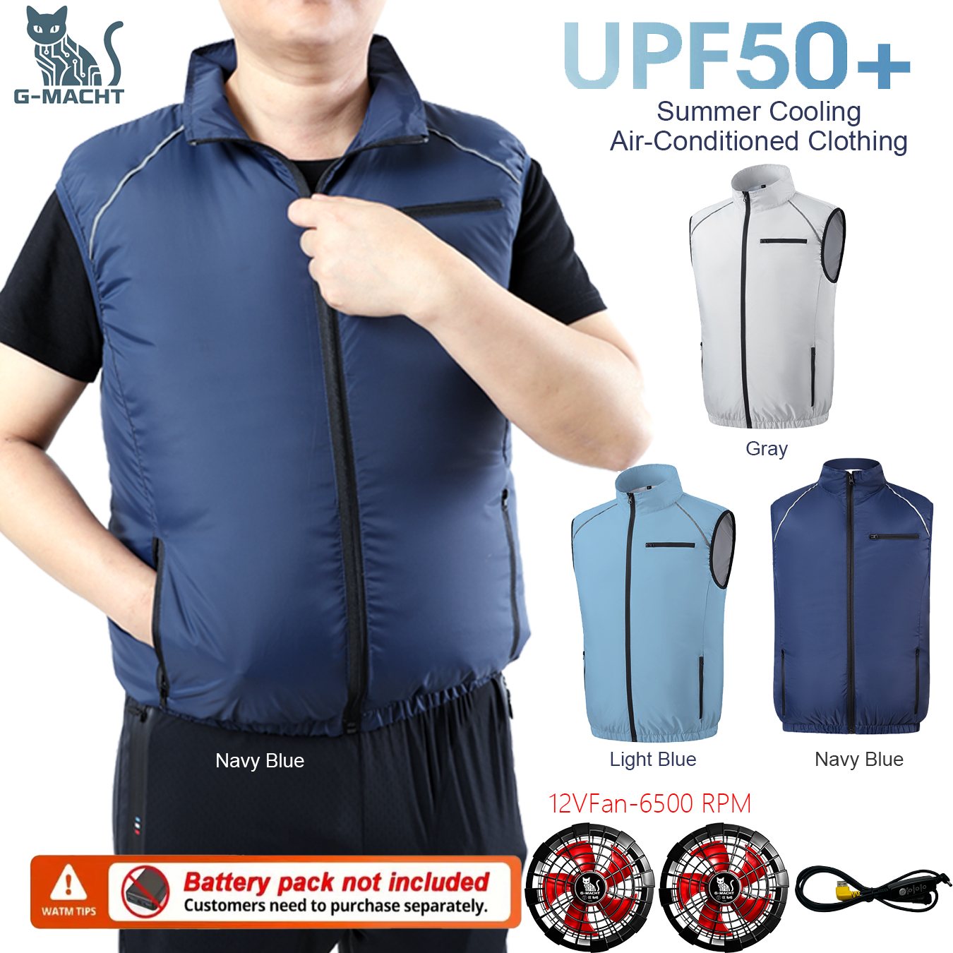 USB Cooling Fan VestG-MACHT Su - Outdoor Power Not Working recension och pris