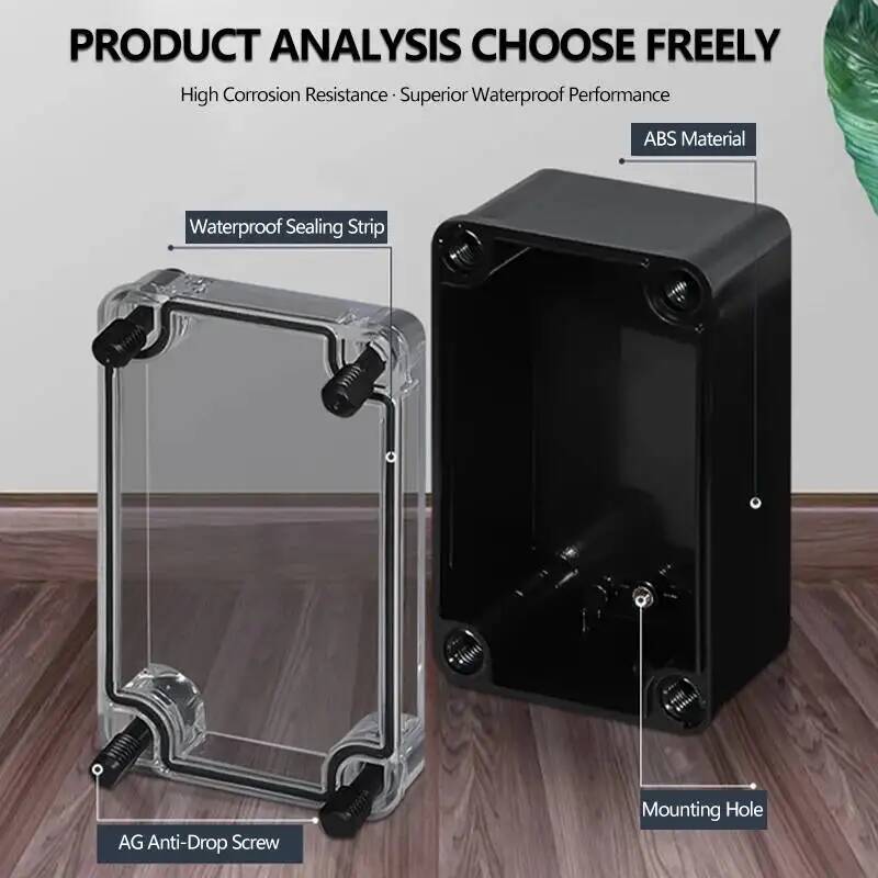 2pcs Transparent Cover Waterpr - Outdoor Power Junction recension och pris