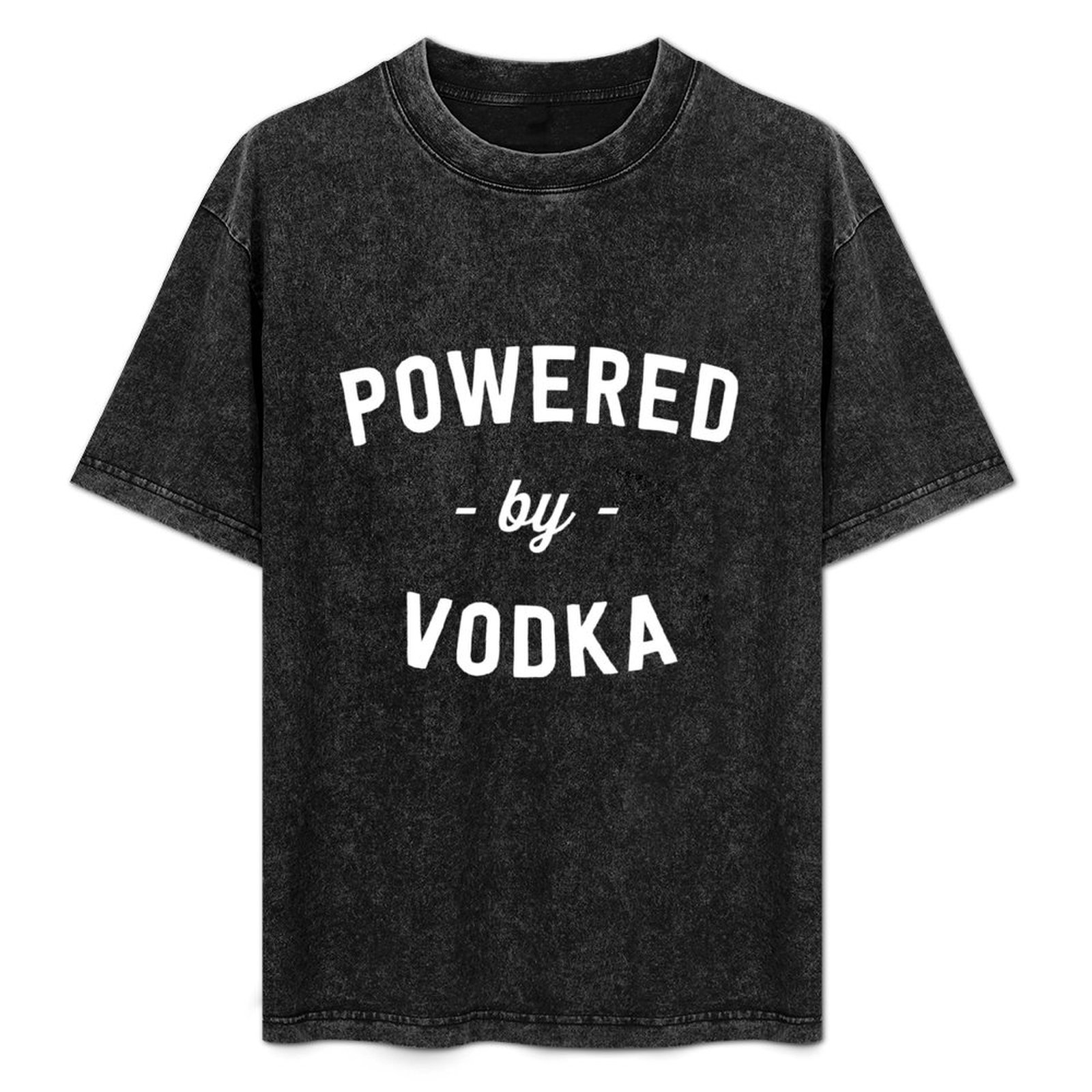 Powered By Vodka T-Shirt Work  - Outdoor Power Not Working recension och pris