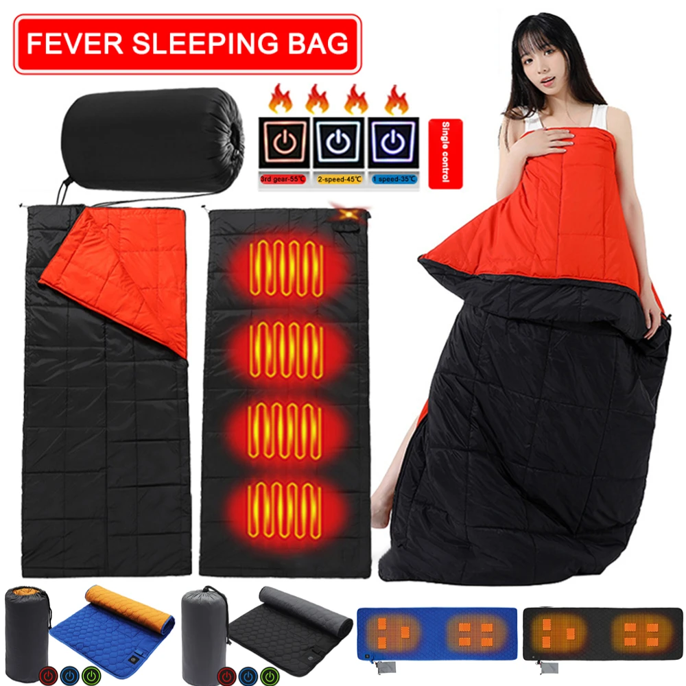 USB Heating Sleeping Mat 4 Hea - Outdoor Power Pedestal recension och pris