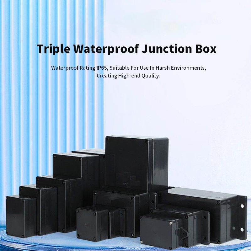 Type F Black Waterproof Juncti - Outdoor Power Junction recension och pris