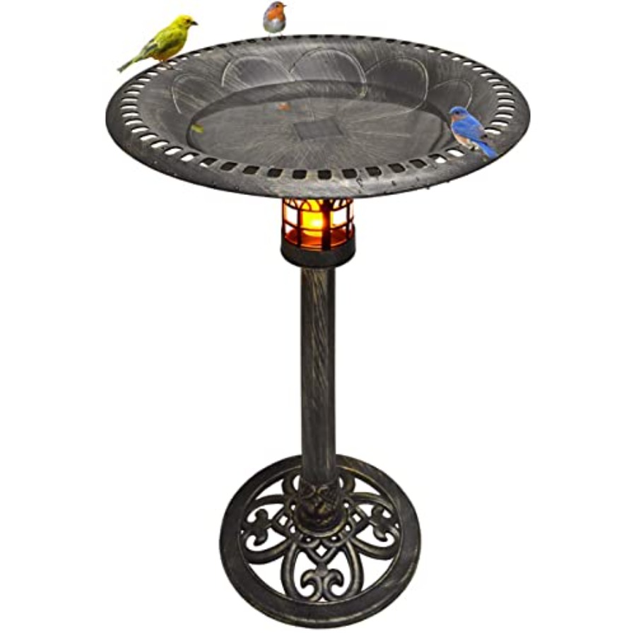 34 Inch Solar Powered LED Ligh - Outdoor Power Pedestal recension och pris