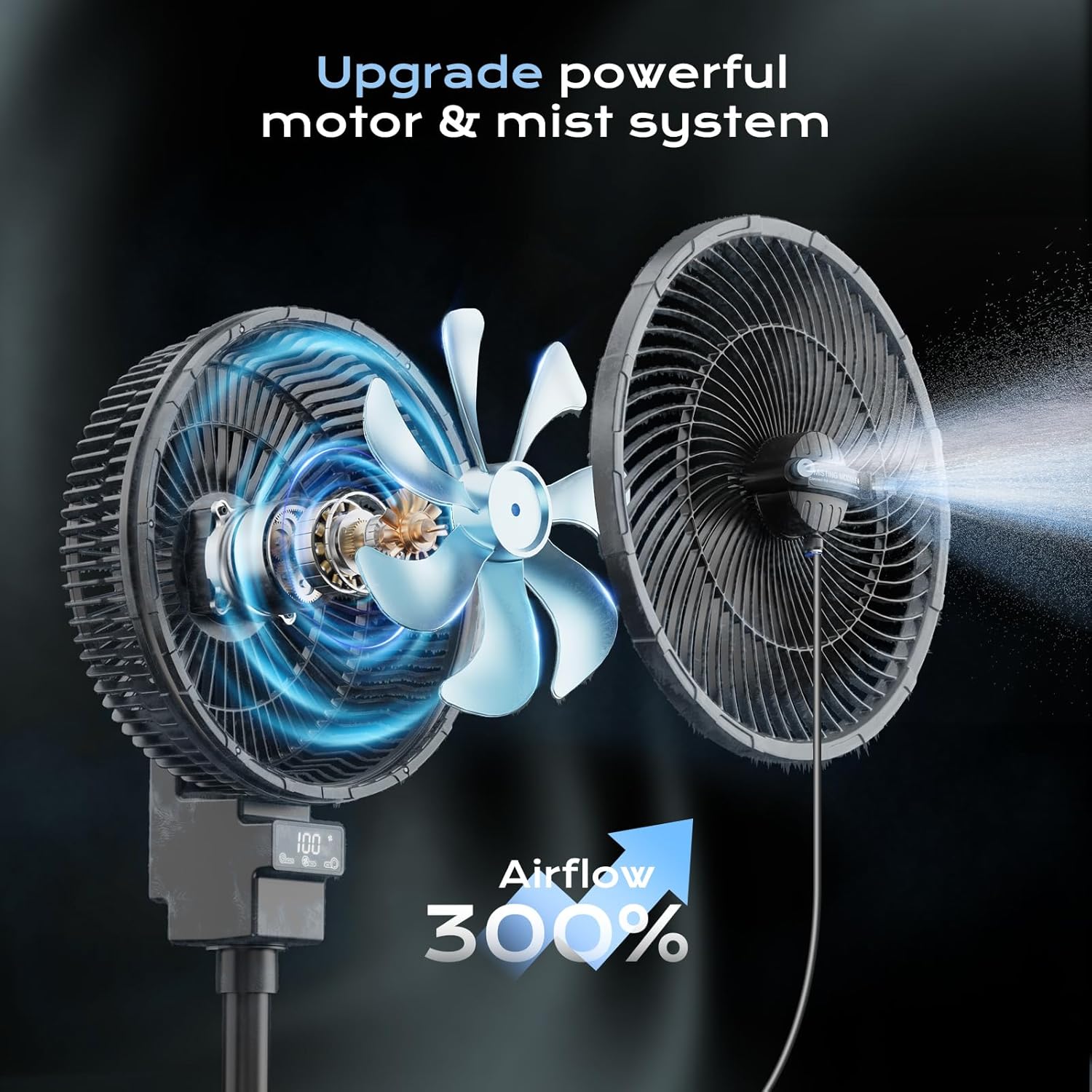 Portable Oscillating Pedestal  - Outdoor Power Pedestal recension och pris