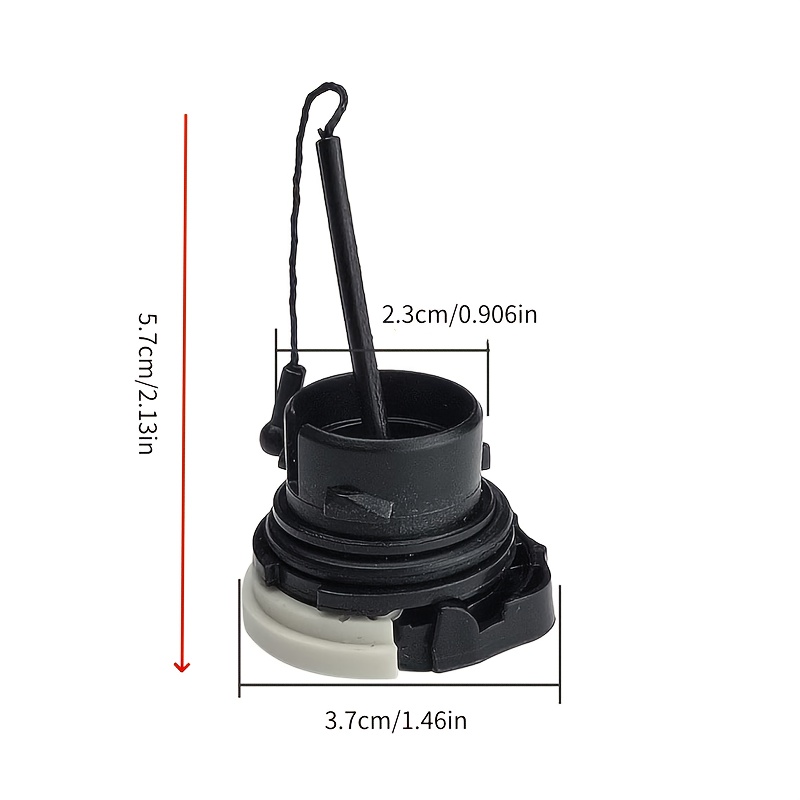 2Pcs Durable Fuel Oil Cap High - Quality Outdoor Power Equipment recension och pris