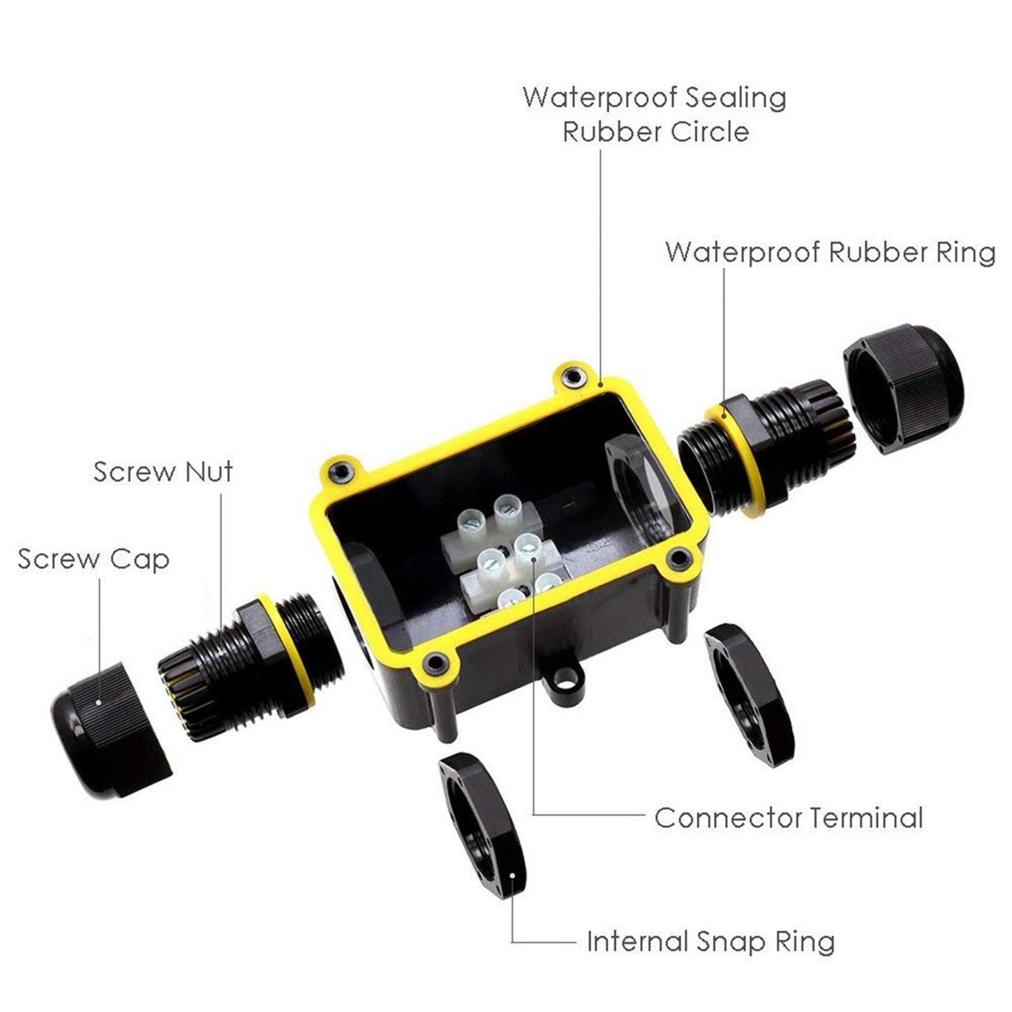 2 Way Outdoor Waterproof IP66  - Outdoor Power Junction recension och pris