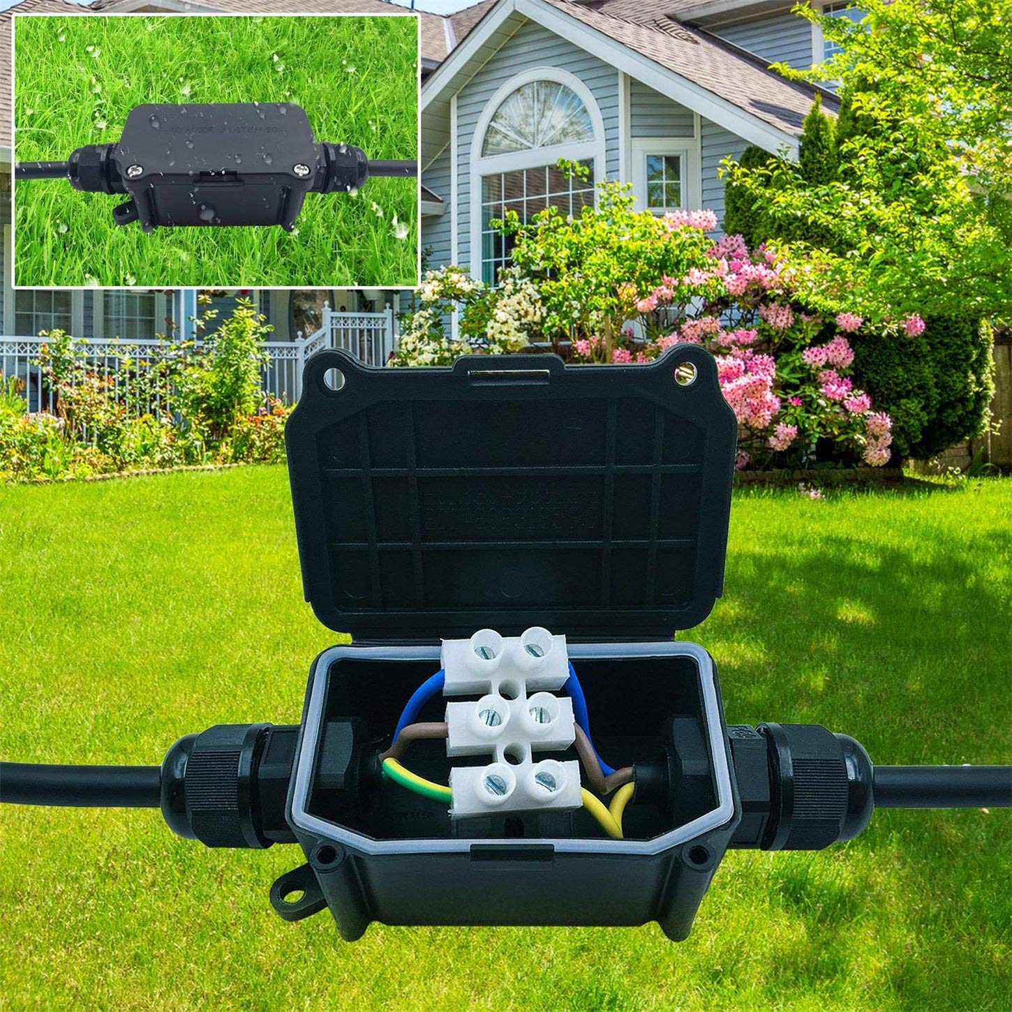 2 Way Outdoor Waterproof IP66  - Outdoor Power Junction recension och pris