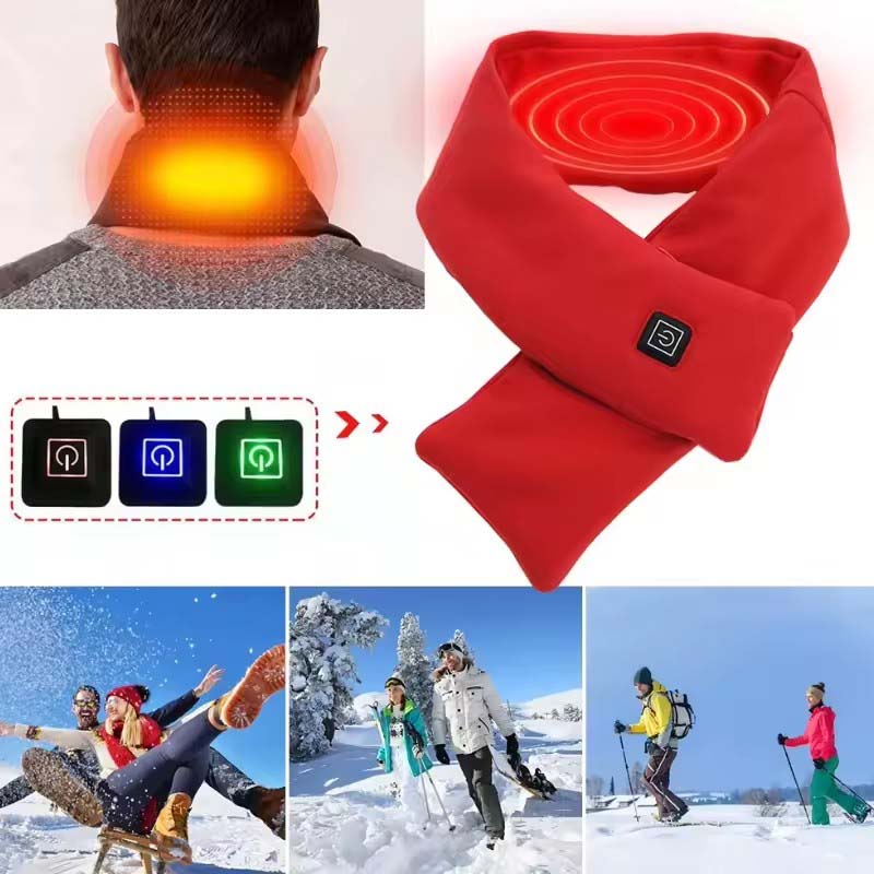 USB Women Men Heating Scarf Te - Outdoor Power Pedestal recension och pris