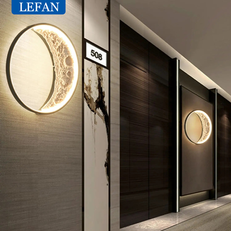 Moon Crescent LED Wall Lamp IP - Outdoor Power Outlet With Remote Control recension och pris