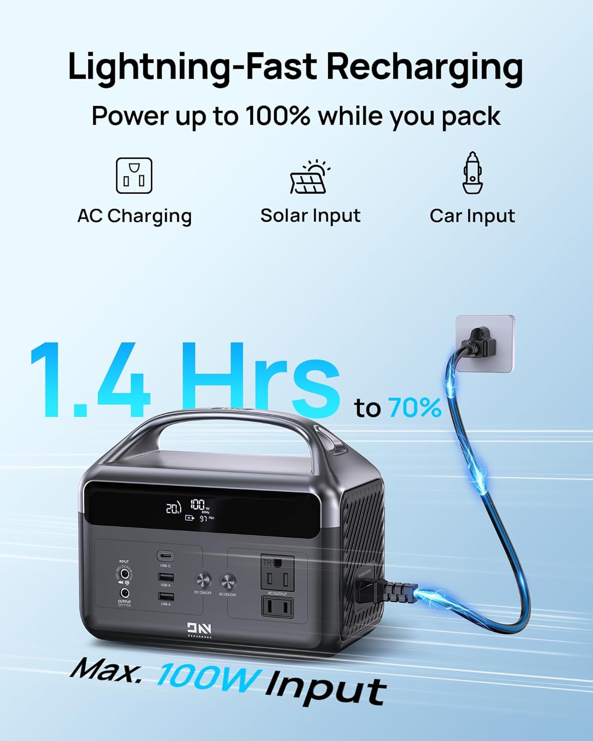 Portable Power Station 192Wh L - Outdoor Power Products recension och pris