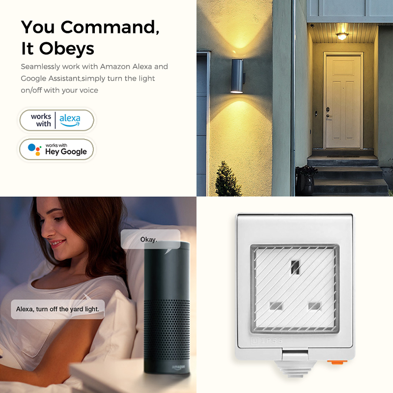Avoir IP55 Tuya Wifi Smart Wat - Outdoor Power Outlet With Remote Control recension och pris