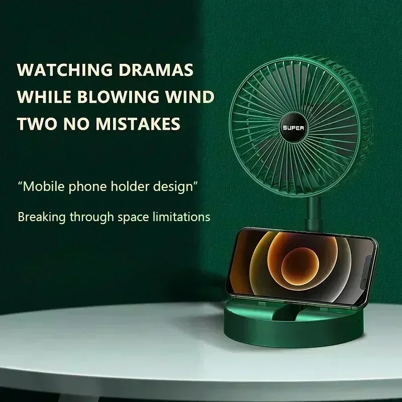 USB Foldable Electric Fan Cold - Outdoor Power Pedestal recension och pris