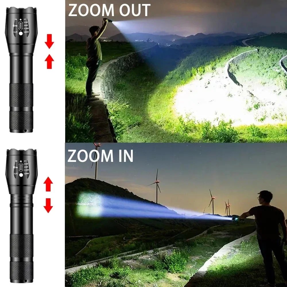 Powerful LED Torch Outdoor han - Outdoor Power Not Working recension och pris