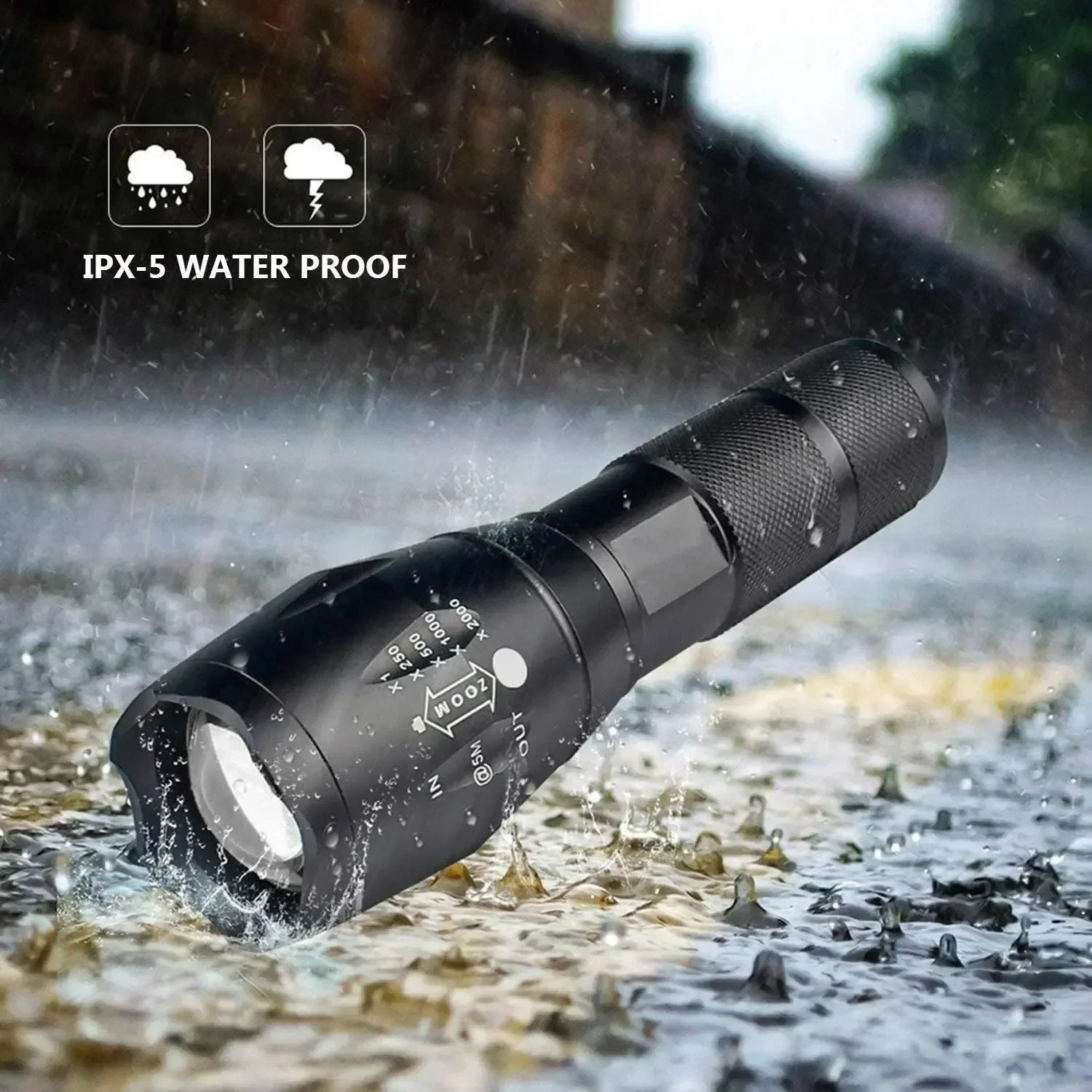 Powerful LED Torch Outdoor han - Outdoor Power Not Working recension och pris