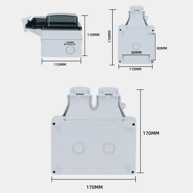 Tuya Waterproof Electrical Wal - Outdoor Power Outlet With Remote Control recension och pris