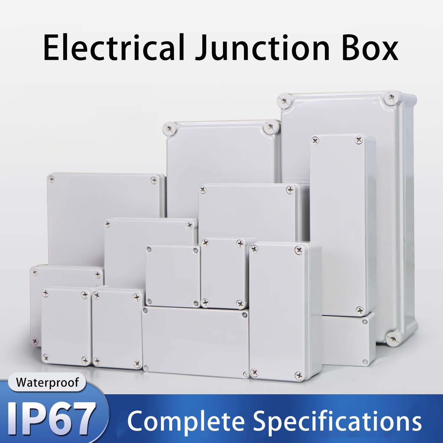 IP67 Gray/Transparent Cover Ou - Outdoor Power Junction recension och pris