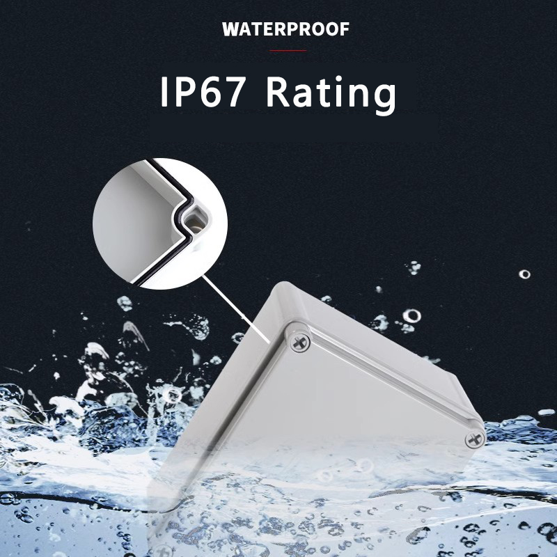 IP67 Gray/Transparent Cover Ou - Outdoor Power Junction recension och pris
