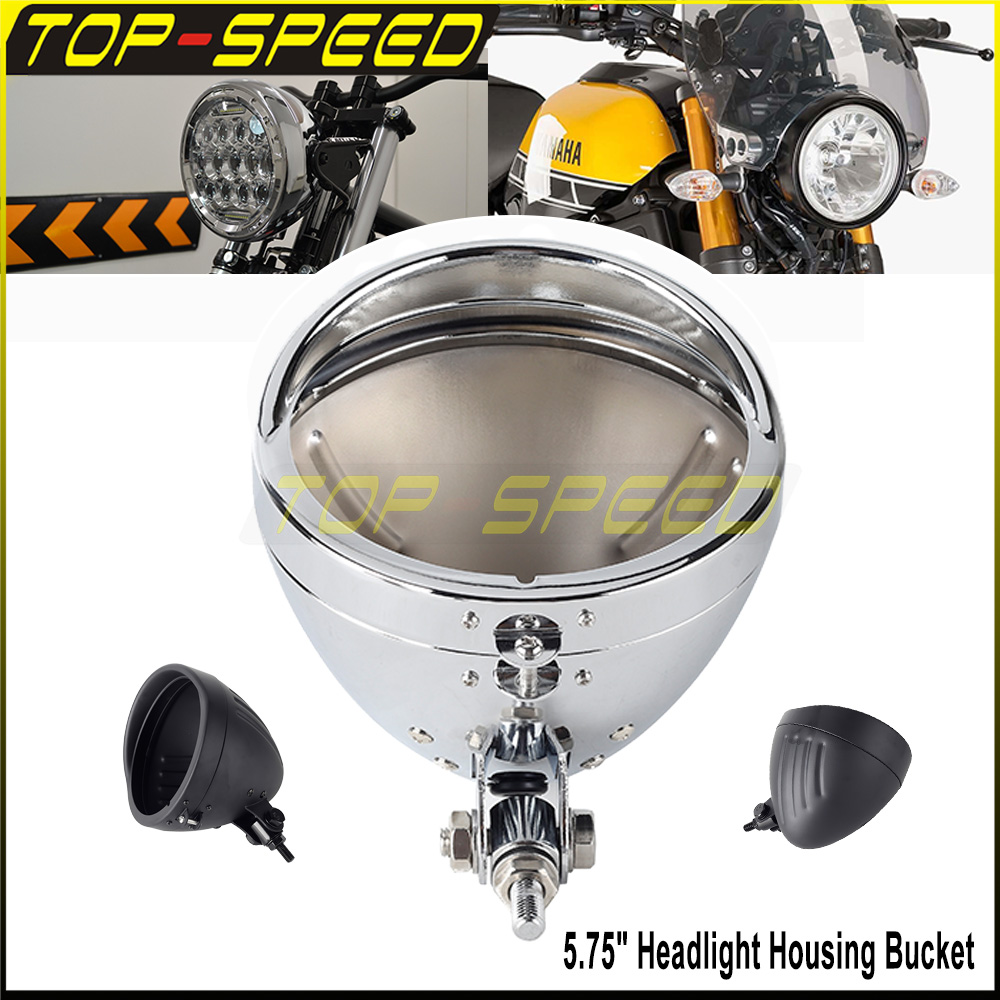Black/Chrome Motorcycle Headla - Outdoor Power Products recension och pris