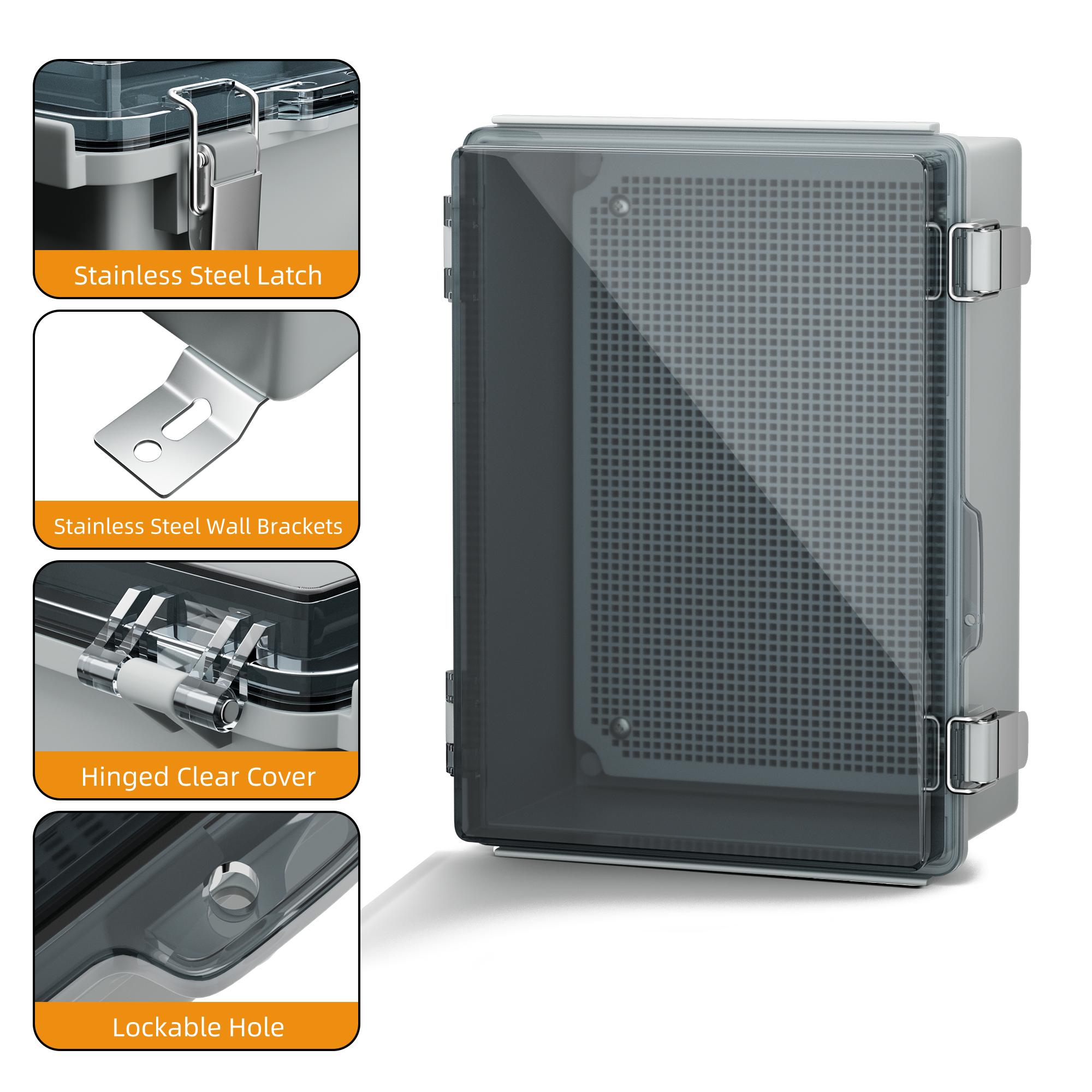 Clear Electrical Enclosure Box - Outdoor Power Junction recension och pris