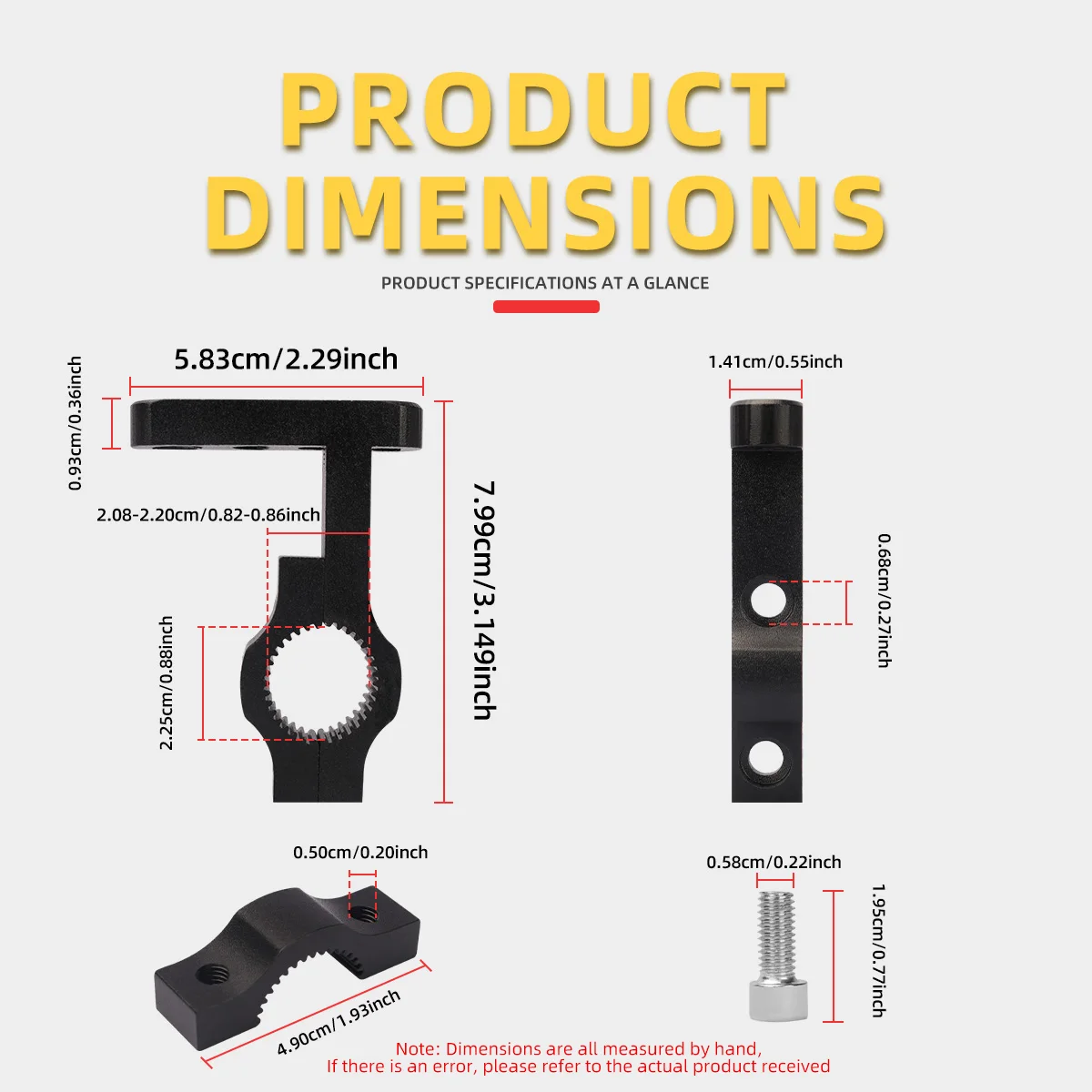 M5 M6 M8 Thread 4 Holes Motorc - Outdoor Power Products recension och pris