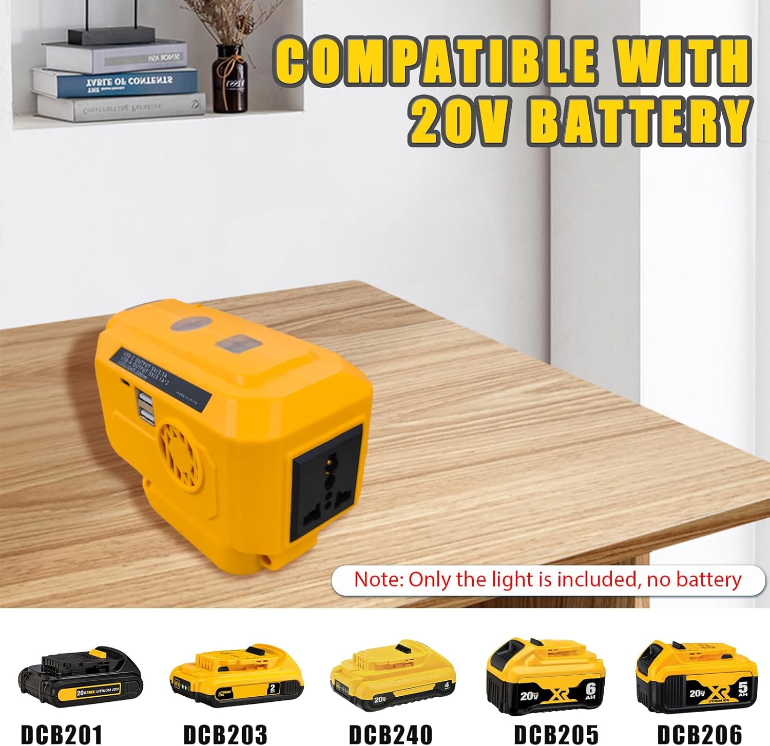 Compact Size 200W DC20V-AC220V - Outdoor Power Not Working recension och pris